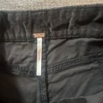 Free People  High Time Velvet Kick Flare Pants in Black Photo 4