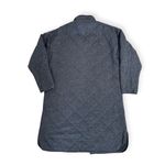 Z Supply Catharina Oversized Quilted Zip Jacket in Gray Mid Length Coat size S Photo 5