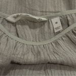 Soft Surroundings  Gauze Embroidered Blouse Peasant Boho Milk Maid Cottagecore M Photo 8