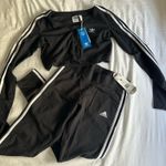 Adidas  Black Two-Piece Set Women’s M Photo 0