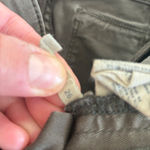 Caslon  Women Olive Green Cargo Pants Size 26 Utility Pocket Straight Leg Photo 4