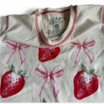 Altar'd State Altar’d State Strawberry and Bows baby tee Photo 4