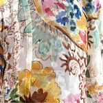 Figueroa & Flower Womens Shirt Blouse Sheer Floral Mixed Print 3/4 Sl Plus 1X Gold Photo 8