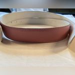 Alessandro Albanese Light pink and White Leather belt strap size 46” long Photo 1