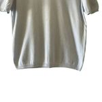 Marks & Spencer Cotton Crewneck Ribbed Knit Blue Soft Cozy SZ 42 # 1224 Photo 3