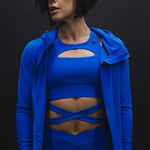 NWT Flag nor Fail Navarah hoodie jacket blue size medium Photo 0