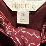 Decree  Burgundy Paisley Midi Dress Photo 3