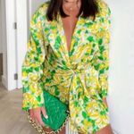 ZARA Blogger Favorite Fave Printed Satin Wrap Mini Dress: Floral Paisley Photo 6