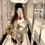 Anthropologie Cream PAISLEY CHAIN KNIT WOOL OVERSIZED CARDIGAN Photo 2