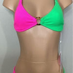 PilyQ New. two toned teeny bikini set. Small. Retails $168 Photo 0