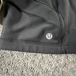 Lululemon  Scuba Hoodie Jacket Size 8 Black Green‎ Colorblock Full Zip Pockets Photo 4