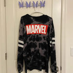 Her Universe EUC | Marvel women’s black dyed oversized long sleeve shirt — large Photo 5