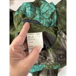 Piazza Sempione Women Silk Skirt - Dark Green | Teal Floral, Boho, IT 40 / US 4 Photo 5