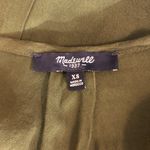 Madewell  Long Sleeve Green Tunic Dress Photo 7