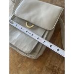 Jacqueline Ferrar Grey Genuine Leather Vintage Crossbody Purse Shoulder Bag Photo 7