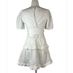 Peter Som  Collective Eyelet Mini Dress in White 6 Womens Backless Cut out Photo 5