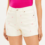 Loft  Brand‎ Star Fresh Cut High Rise Cut Off Denim Shorts Size 14 Photo 0