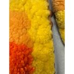 UGG  Oh Yeah Slide Yellow Orange Pink Rainbow Fuzzy Furry Slippers Photo 5
