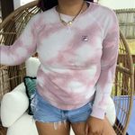 FILA Custom Bleach Splatter Sweatshirt SZ M Photo 1