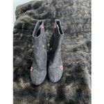 Nanette Lepore  Boots Sz  8.5  Suede Embroidered Flowers Butterfly Festival Y2K Photo 1