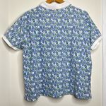 Lands' End Lands’ End Classic Fit Polo Shirt Tennis Racket Novelty Print Women’s Size 1X Photo 4