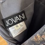 Jovani  3675 Embellished Elegant Blue Sequin Evening Gown in ink size 16 formal Photo 10