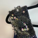 SPY Zone Exchange Navy Blue Sequin Embellished V Photo 2