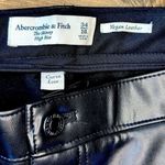 Abercrombie & Fitch A & F Curve Love Vegan Leather Skinny Pant Photo 10