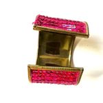 Pink sequin cuff bracelet Photo 4