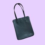 Black faux leather tote bag 🔥 Photo 1