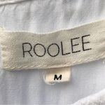 Roolee White Cotton Eyelet Puff Sleeve Blouse M Photo 1