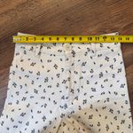 ZARA  The Marine Straight Crop Wide Leg Pants Floral Print size 6 Photo 14