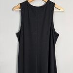 Marine layer  Lexi Daytime Midi Dress in Black Rib Women's Large Bodycon LBD NWT Photo 11