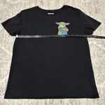 Star Wars Mandalorian Grogu Black Graphic Comic Official Tee Shirt Women Size L Photo 2