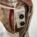 NEW Massimo Alba Sardina Bermuda High Rise Tailored Linen Shorts Neutral IT 42 White Size 8 Photo 5