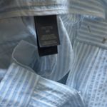 Liz Claiborne  Women's White Pinstripe Straight Leg Pants Photo 4