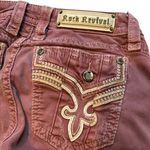 Rock Revival  Cadee Straight Leg Ankle Jeans in Rose/Pink, Sz 28 Photo 9