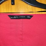 ZARA  woman Small red puffy sleeves mini dress Photo 6