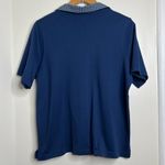 Bonworth Vintage Bon Worth Floral Butterfly Shirt Collar Women’s Size Large Blue cottage Photo 5