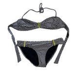 Xhilaration Womens Bikini Swimsuit Set Neon Accents Chevron Size XL Top M c Bott Photo 0