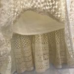 J.Crew  Geometric Lace Midi Dress Ivory Size 0 Photo 5