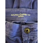 Chico's The Platinum Capri Royal Blue Pants Size 0.5 Small Soft Touch Stretch Photo 2