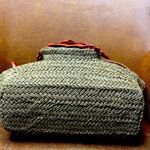 Brighton JUTE AND ROSE CORAL LEATHER LARGE BAG Photo 4