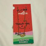 One For You Leaf Watermelon Beetle Crab Pendant Card Necklace Gold (1 necklace) Photo 0