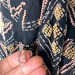 Jerome Black Beaded Open Front Y2K Jacket Photo 9