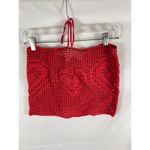 NWT MEMORIAL DAY Heart Crochet Mini skirt in Red Size 1 / XS Photo 3