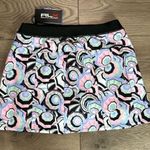 RLX Ralph Lauren 14" Pleated Multicolor Umbrella Print Golf Skirt Size Small Pink Photo 1