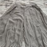 Anthropologie  Faithful The Brand Striped Wide-Leg cropped Pants size M side slit Photo 10