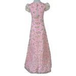 VINTAGE Pink Swiss Dots Floral Prairie Dress Size undefined Photo 1