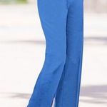 draper's & damon's 🆕  vintage straight leg high rise pull on pants blue pockets 1X Photo 0